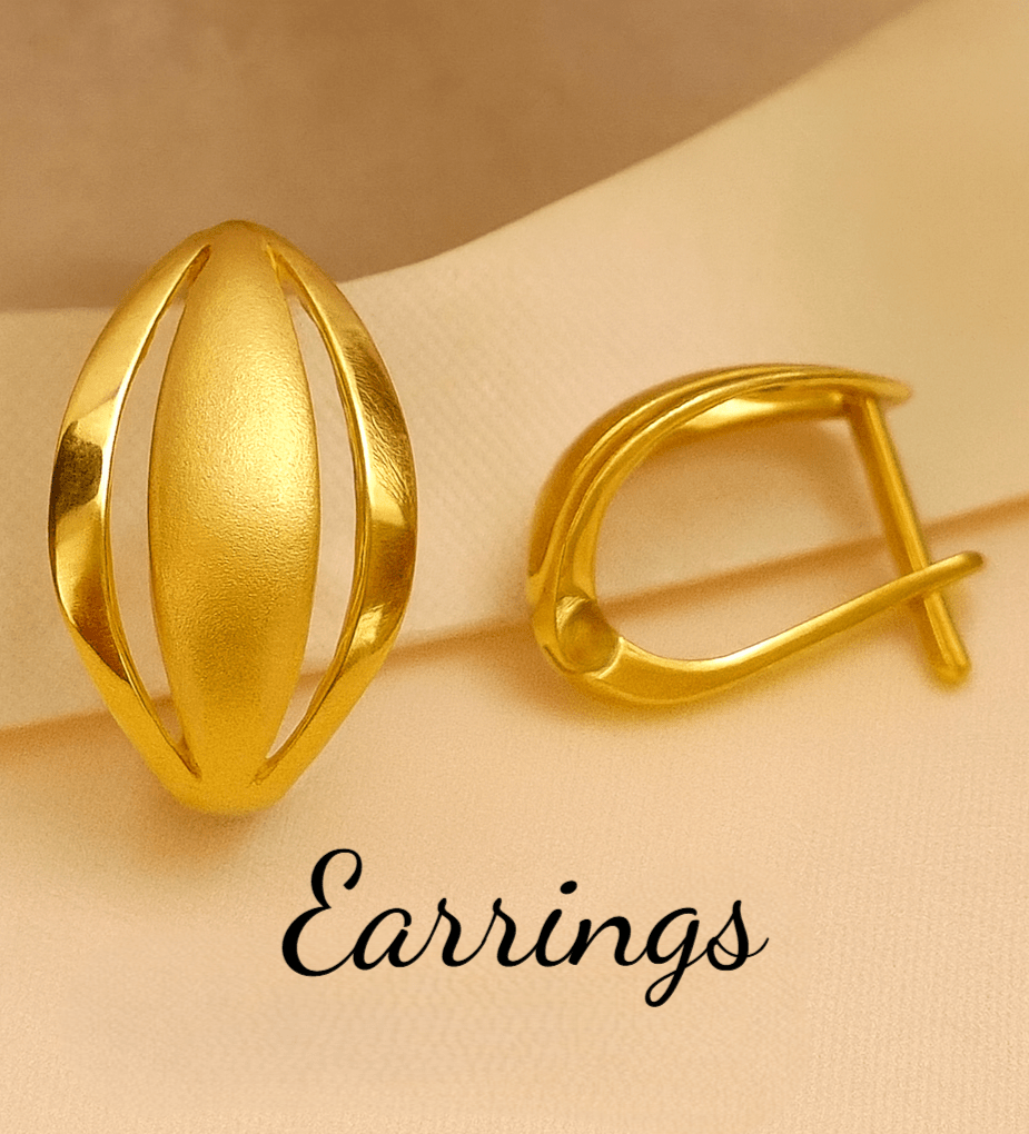 gold-earrings - pakkarath gold and diamonds